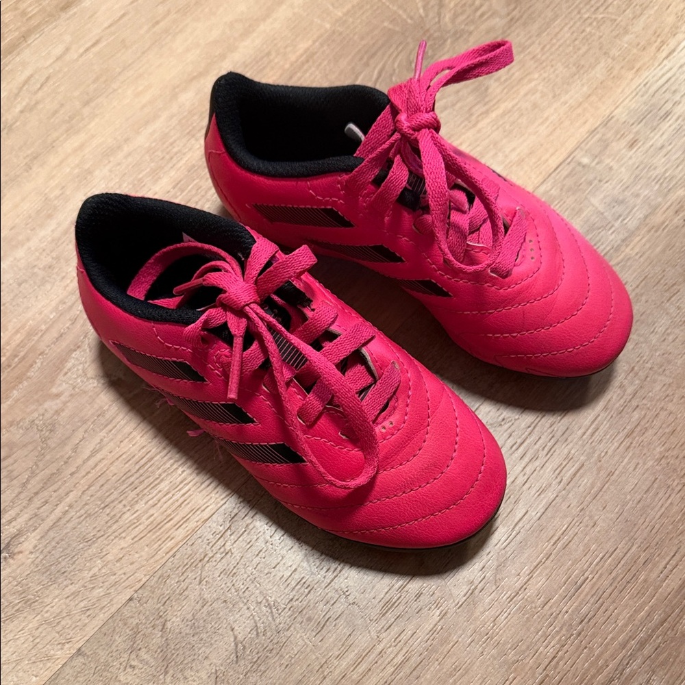 adidas Kids Pink soccer cleats